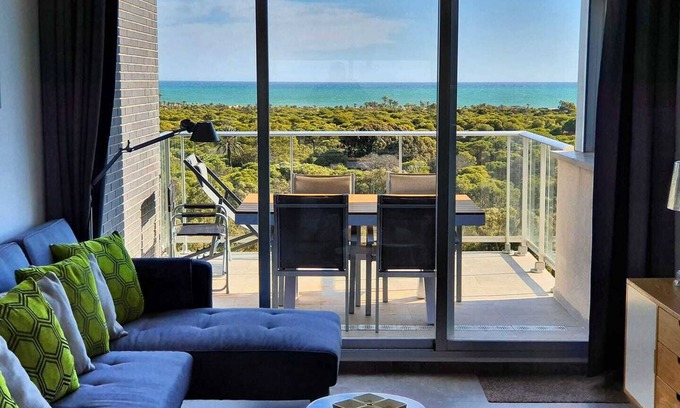 Guardamar del Segura Appartement | Nouveau Penthouse luxueux (5 p.) Vue s/mer & Piscine, 2 ch & 2 sdb, Terrasse BBQ
