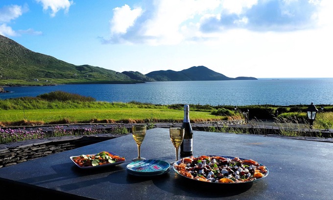 Caherdaniel Maison | Pavillon luxueux, plage, Waterville : 4 chambres attenantes, emplacement - Sauna