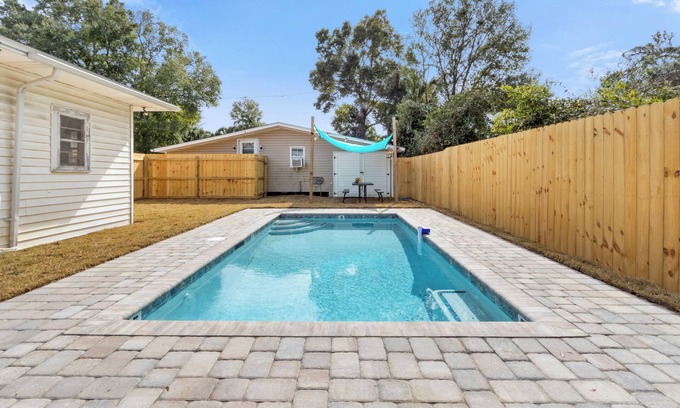 East Pensacola Heights Maison | NEW POOL NOW AVAILABLE FOR USE! Unit was meticulously furnished to give a coastal/farm house vibe