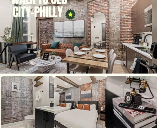 Old City Appartement | New Townhouse Sleep 4 Old City Walk to Everything!