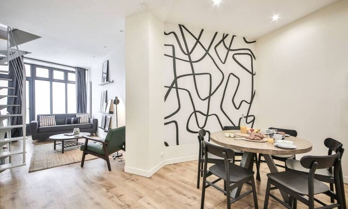 Quartier de la Plaine-de-Monceaux Appartement | New Triplex 6Pers#Porte Maillot#Porte Champerret