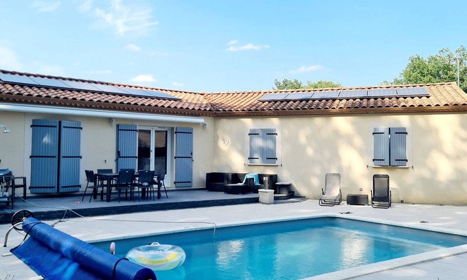 Boucoiran-et-Nozieres Maison | Nouveau: Villa avec piscine dans le Gard entre Camargue et Cevennes