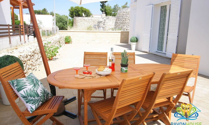Posto Rosso Villa | Nouvelle maison à 80 mètres de la mer, à 3 km des plages de Torre San Giovanni Ugento