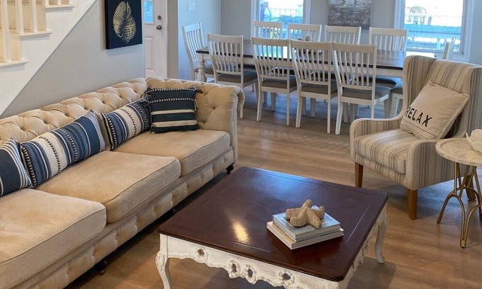 Stonington Maison | NEW Waterfront Home with daily Boat Taxi (seats 20) to Sandy Point Beach