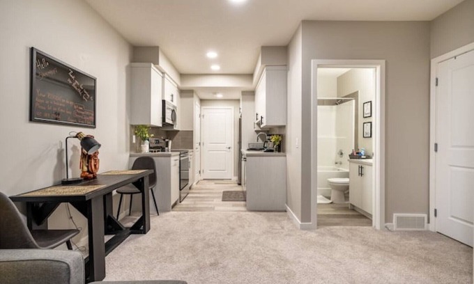 Sage Hill Maison | Newly built and tastefully furnished legal one bedroom private guest suit.