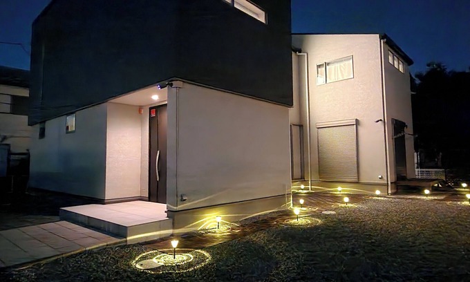 Funao Villa | The 36-tatami-mat LDK is a model house built on a 100 tsubo plot of land, and can accommodate up to 10 people.