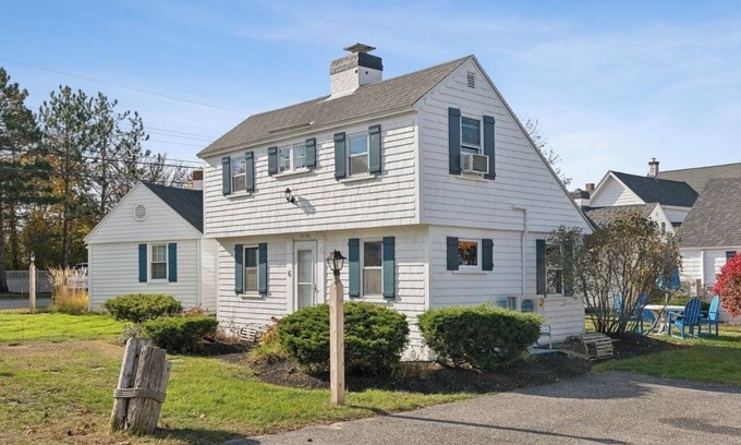 Pine Point Cottage | Welcome to your perfect getaway! A coastal cottage steps from Pine Point Beach!