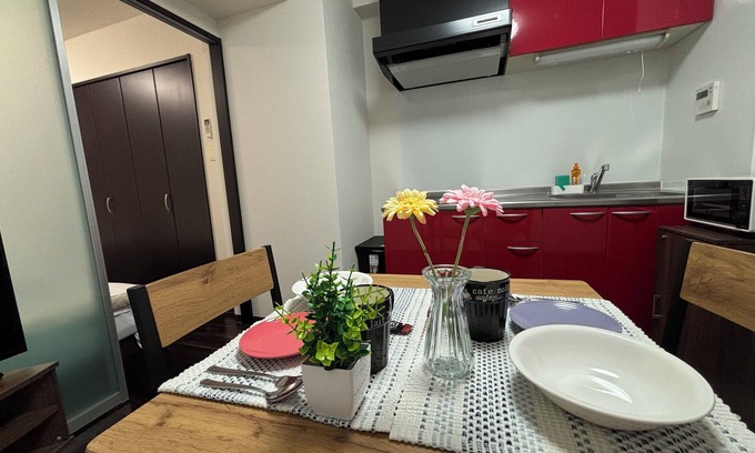 Namba Appartement | NEWOPEN!!! Right next to Dotonbori - Max 4 people - Osaka Travel - Shinsaibashi - 6 min walk from Nippombashi Station