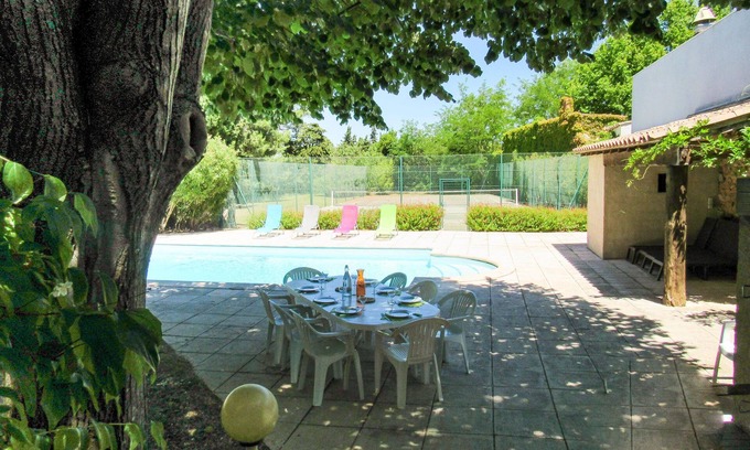 Ferrals-les-Corbieres Maison | Maison calme dans corbières avec piscine et court de tennis privés