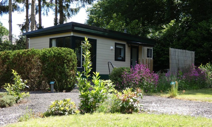 Marum Cabine | Nice chalet for rent against forest and directly on border Friesland/Groningen/Dr.