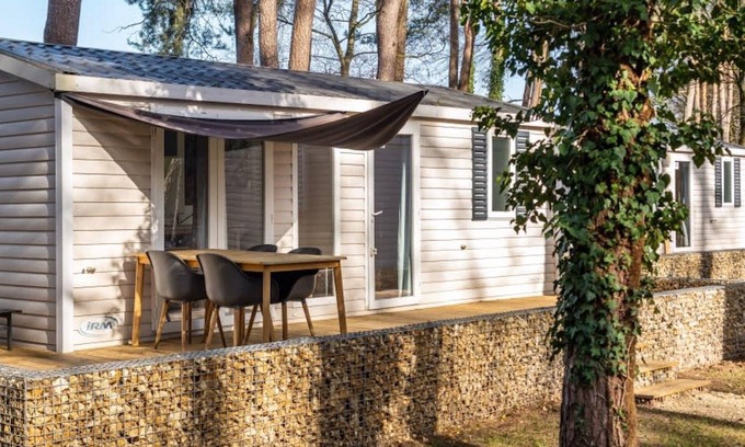Zutendaal Chalet De Ski | Nice chalet with dishwasher, 16 km from Maastricht