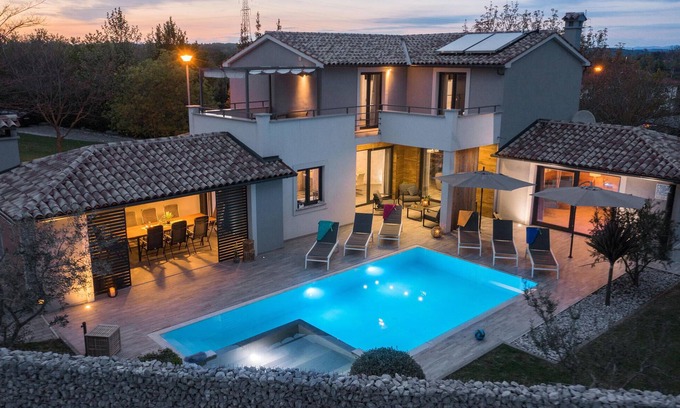 Melnica Maison | Belle maison à Barban avec sauna