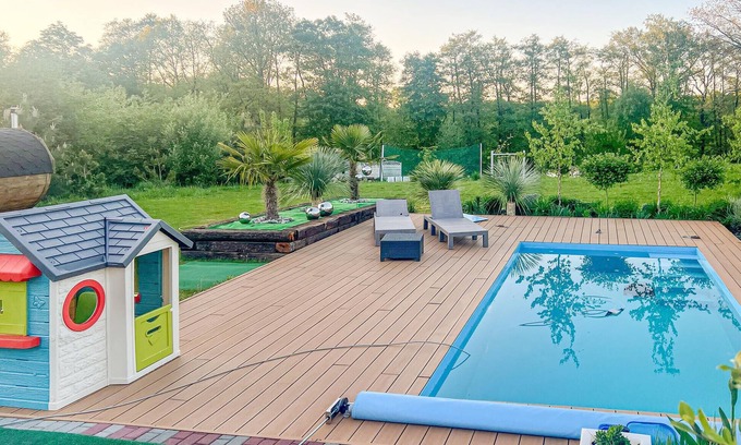 Insko Maison | Belle maison à Insko avec sauna