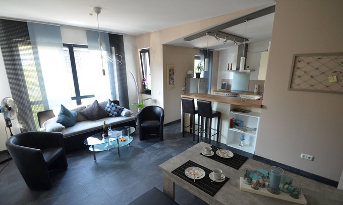 Bergkamen Appartement | Bel appartement moderne près de Marina Rünthe
