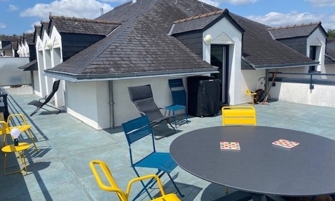 Auray Appartement | JOLI TOIT TERRASSE PORT DE ST GOUSTAN EMPLACEMENT IDEAL AU CALME