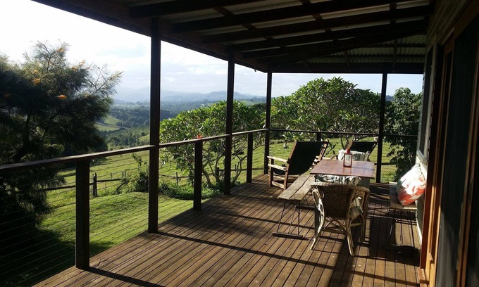 Eureka Cottage | Nightcap Cottage - vue magnifique sur les terres agricoles aux collines