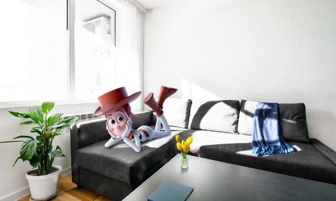 Sofia Appartement | Nomad Friednly | AC | Metro | Kitchen