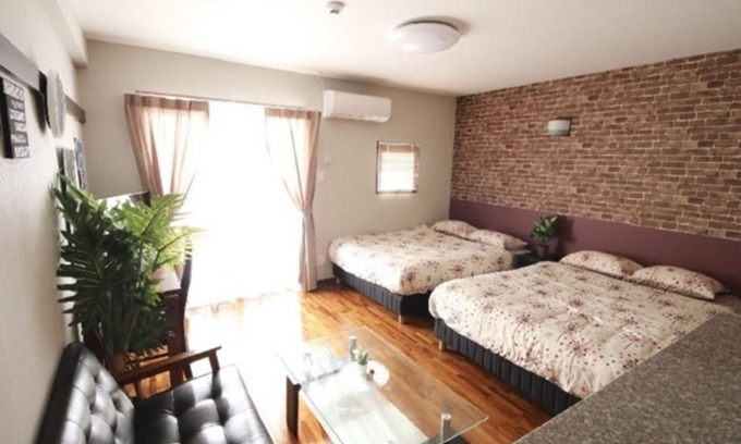Okinawa Appartement | Nonsmoking Quadruple room 2 double beds / Naha Okinawa