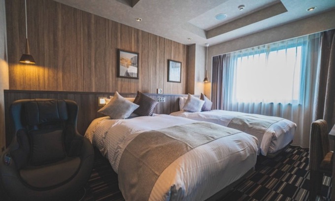 Takasaki Maison | Nonsmoking Standard twin with SKY SPA Room wit / Takasaki Gunma