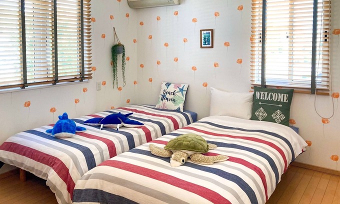 Yonabaru Appartement | Nonsmoking Twin aquarium room 203 / Shimajiri-gun Okinawa
