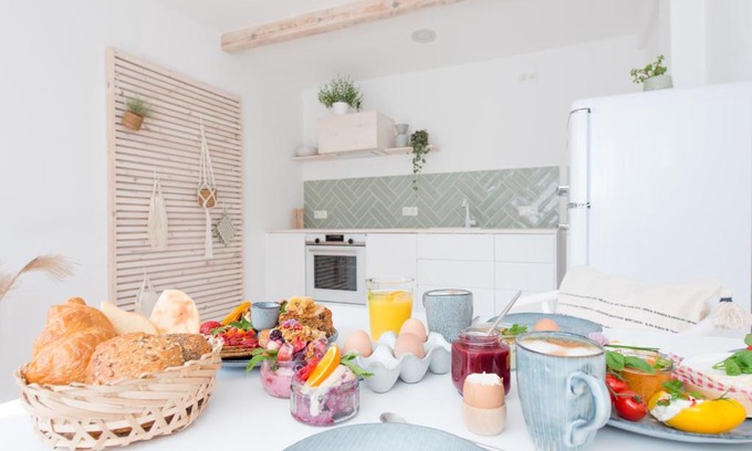 Danisch Nienhof Appartement | Nordic Bo -Wellen Wald und wilde Küste- Strandnahe Doppelhaushälfte mit Waldterrasse