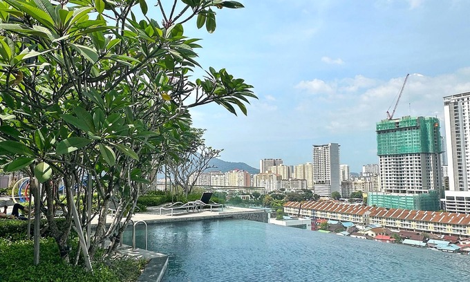 George Town Copropriété | NordicHouse@Georgetown. 3 minutes to Heritage Site. King & Queen Beds