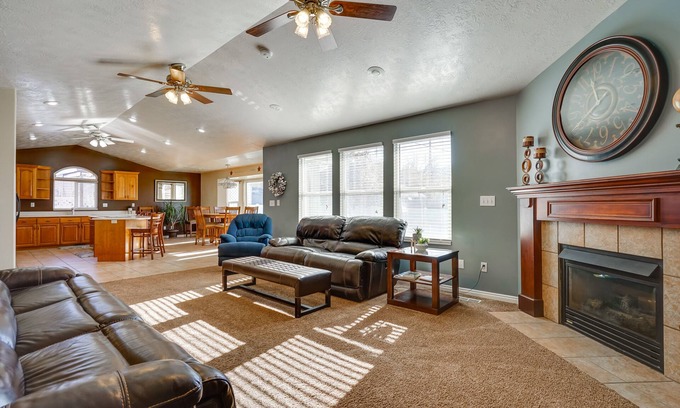North Salt Lake Maison | North Salt Lake Vacation Rental: 7 Mi to Downtown
