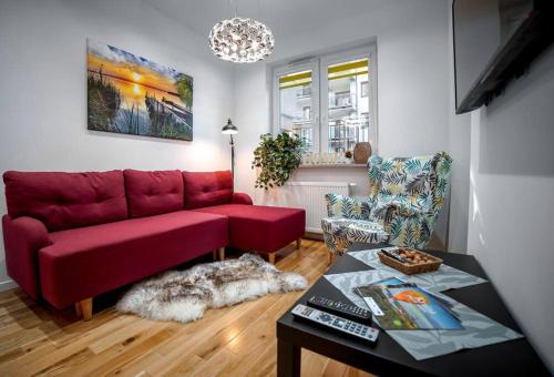 Elk Appartement | Nowoczesny dwupokojowy Apartament Bridget z parkingiem