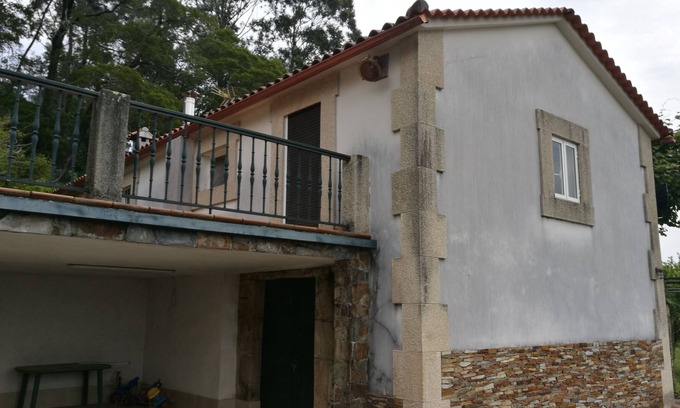O Rosal Cottage | O Barquiño Maison en pierre à Rio Miño