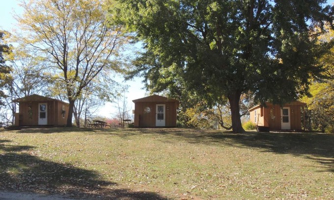 Amboy Station Balnéaire | O'Connell's RV Campground Studio Cabin 1