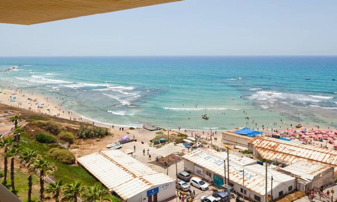 Bat Yam Appartement | Magnifique appartement 3BR avec vue sur la plage et meilleur emplacement Bat-Yam