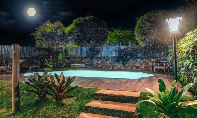 Garopaba Maison | LA MAISON POUR VOS VACANCES jardin, wifi, ciel, 800 mts de la mer, nous acceptons vos chiens