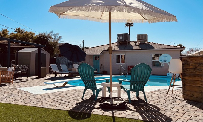 Phoenix Maison | Oasis In The Desert With Pool! Home Sleeps up to 9!