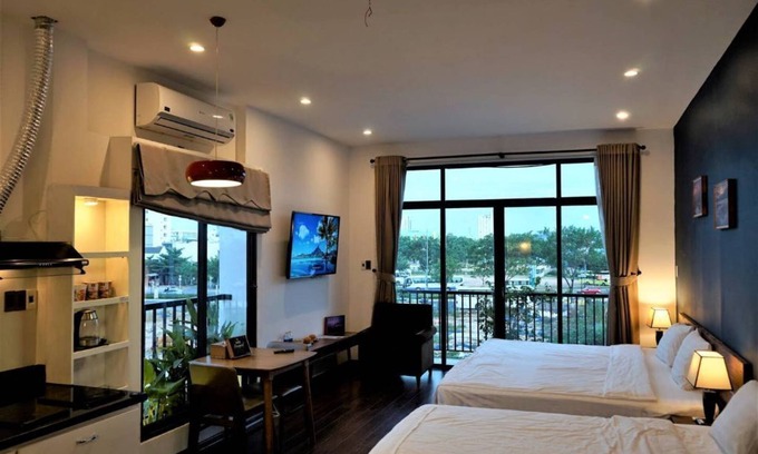 Son Tra Appartement | OASIS-PROCHE AEROPORT SANS MER-BAIGNOIRE-BALCON-STUDIO