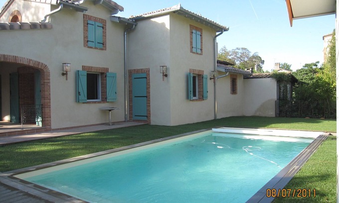 Mas-Grenier Maison | MAISON OCCITANE CALME, CLIMATISEE PISCINE CHAUFFEE entre TOULOUSE et MONTAUBAN
