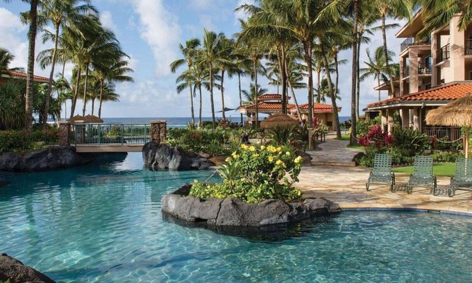 Poipu Station Balnéaire | Ocean View 2bdrm villa Marriott Waiohai Beach Club - Direct Resort Rentals