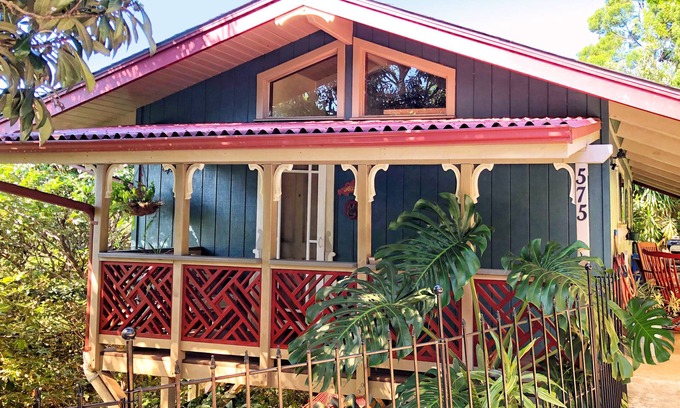 Pauwela Cottage | Ocean View Cabin situé sur Organic Farm Café avec Sentiers de randonnée