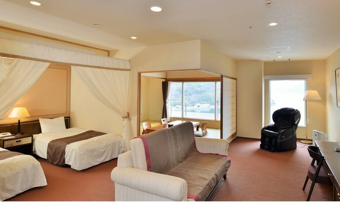 Shodoshima Maison | Ocean view on the top floor Semisuite room / Shozu-gun Kagawa