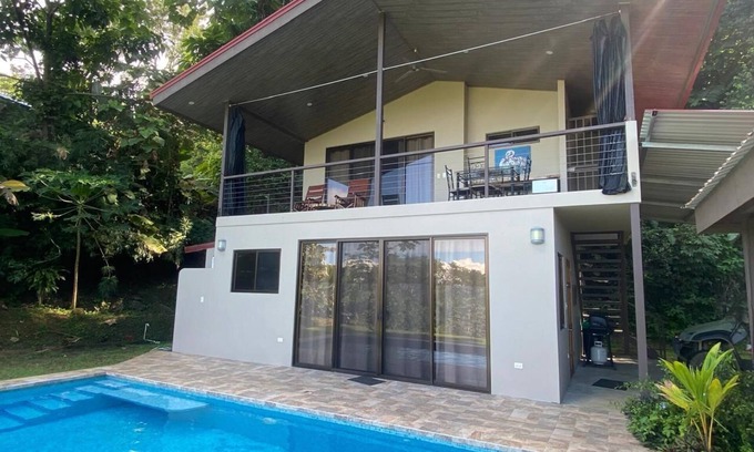 Ojochal Maison | Ocean View, tranquil, 2-bedroom house, with pool, tucked in the rainforest.