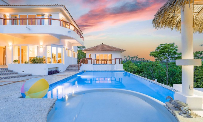 Santa Maria Huatulco Villa | Ocean View Villa + Private Pool and Lush Gardens