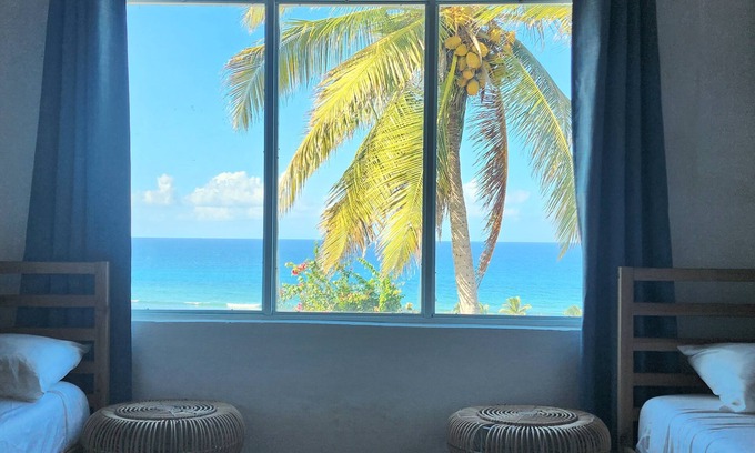 Villa Borinquen Maison | Ocean View & walk 5 min to beach, Pool Table, Ping Pong, Arcade Games 5Bd-4 Bth