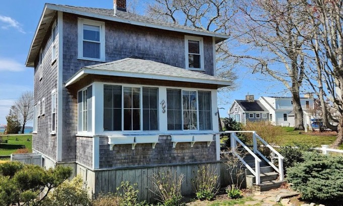 Pocasset Maison | Buzzards Bay Ocean View Quaint 3 Bed 3 Bath Cape House- Sunset View