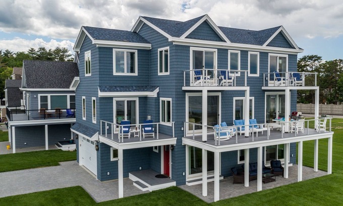 Southern Coast Maison | Oceanfront Beach House sur Ferry Beach, des vues panoramiques spectaculaires