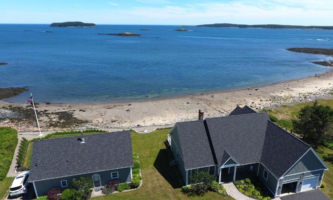 Jonesport Maison | Oceanfront Luxury Cottages - Rent BOTH Main and Guest Cottage in Jonesport, Maine