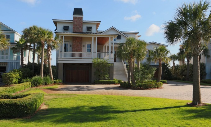 Isle of Palms Maison | OCEANFRONT | DAME POSEIDON | PISCINE | SPA | ASCENSEUR