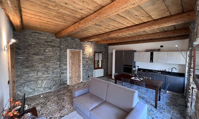 Montecrestese Appartement | Old apartment in historic village, renovated. Close to beautiful routes