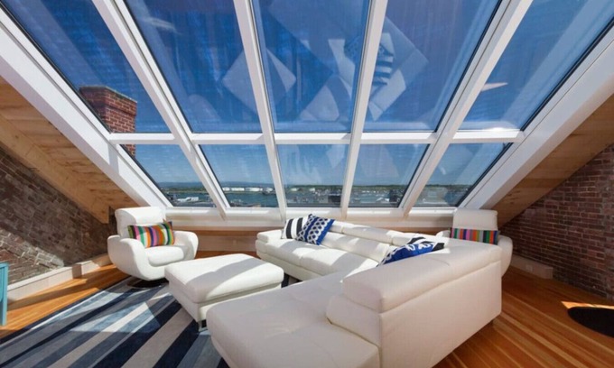 Old Port Appartement | Suite Penthouse «Percival»: vues à couper le souffle, coupole, promenade vers les restaurants