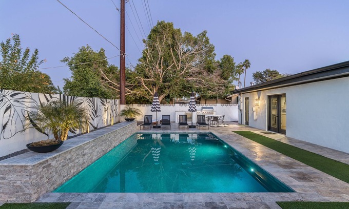 Park Scottsdale One Maison | Old Town Gem by Porter | Dog-Friendly Home w/Heated Pool and Arcade Games