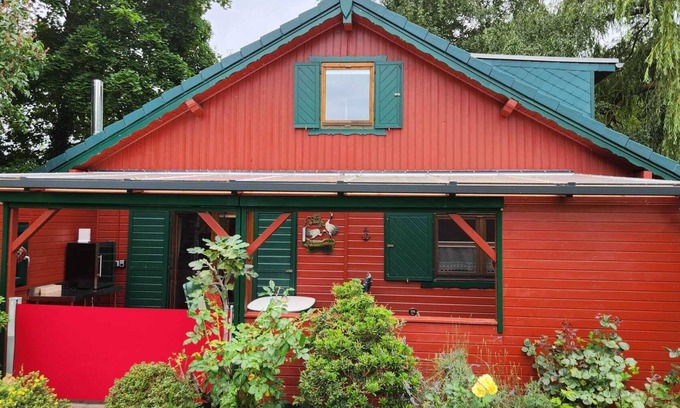 Mesekenhagen Maison | Maison avec galeries ouvertes, ameublement scandinave au calme