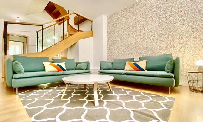 Centro Appartement | Charming Ópera - Appartement en duplex avec 3 chambres, 2 salles de bain, piscin